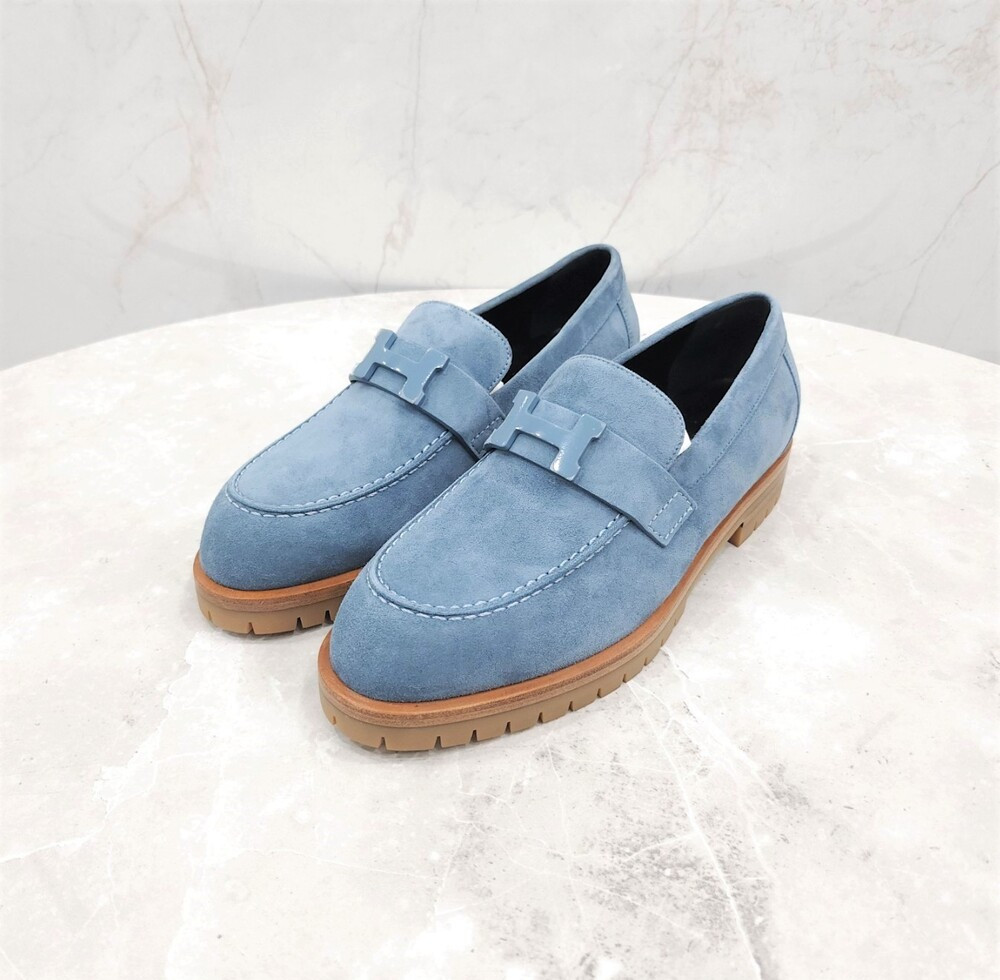 [럭스유] 36.5 / 에르메스 포부르 스웨이드 로퍼