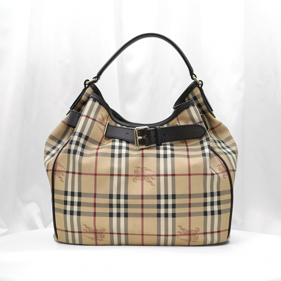 Burberry(버버리) 3805009 PVC 헤이마켓 체크 WALDEN 월든 호보 숄더백