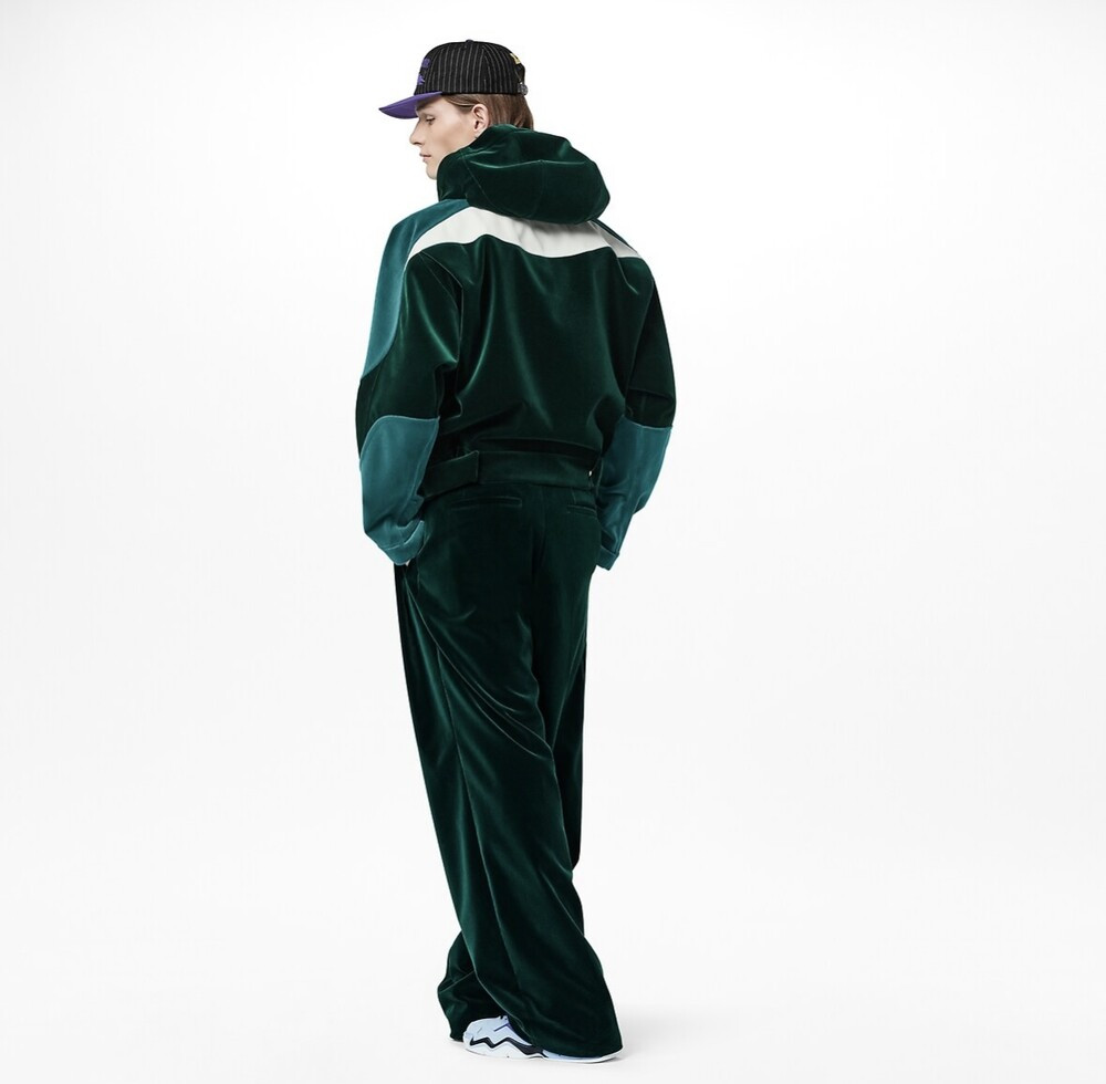 [럭스유] 50 / 루이비통 LV 테크니컬 테이프 벨루어 윈드 브레이커 자켓