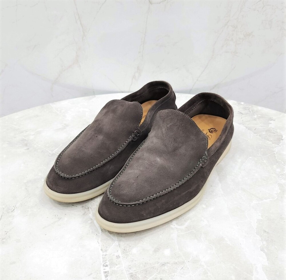 [럭스유] 42.5 / 로로피아나 스웨이드 썸머워크 로퍼