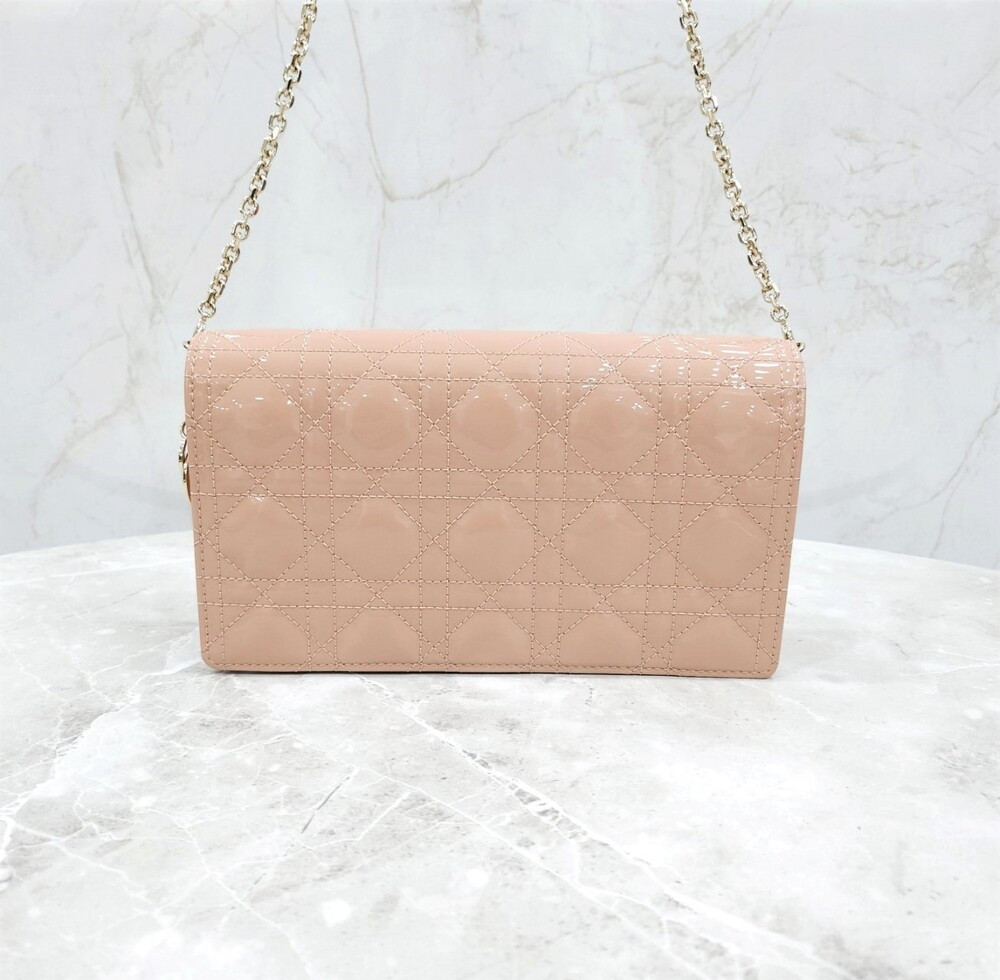 [럭스유] 디올 페이던트 까나쥬 레이디디올 체인 파우치 숄더백 S0204OVRB