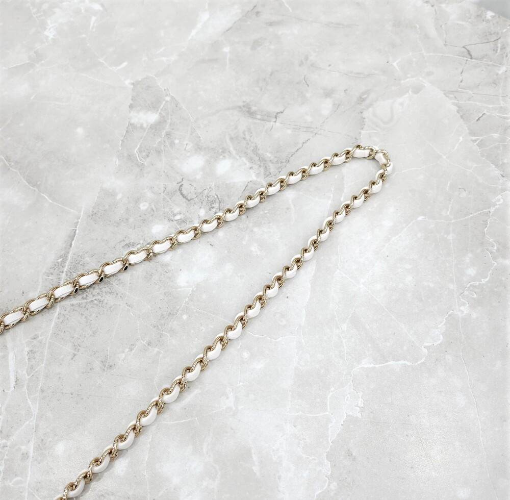 [럭스유] 샤넬 24P CC로고 레트로 트위스트 미듐 탑핸들 백 AS4711