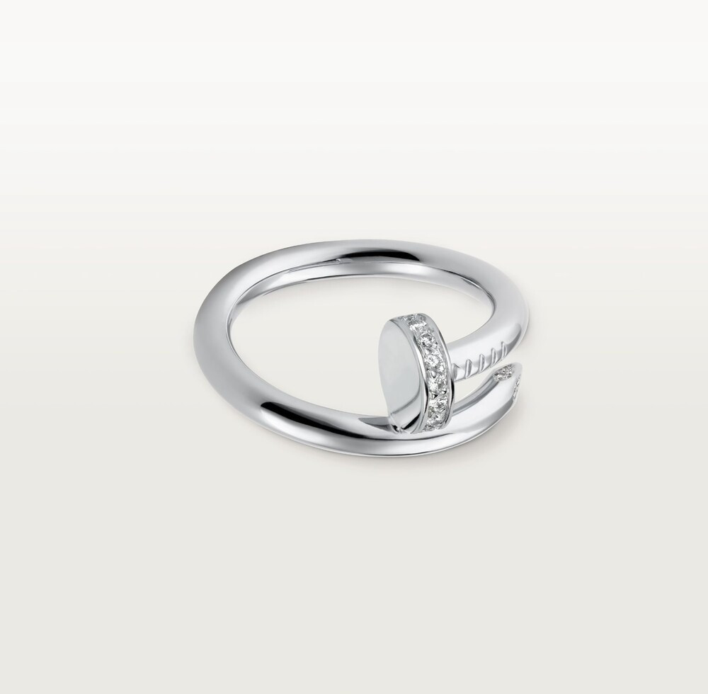 [럭스유] 까르띠에 다이아 저스트앵끌루 링 18K 화이트골드 56호