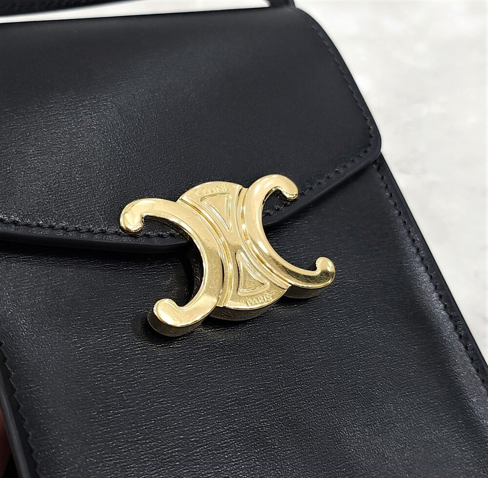 [럭스유] 셀린느 트리옹프 폰 파우치 숄더백 10K683DPV