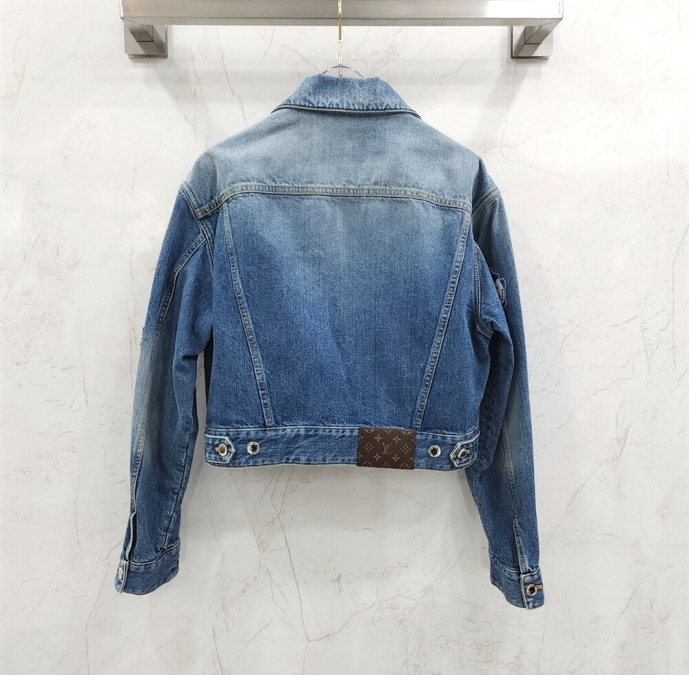 [럭스유] 38 / 루이비통 X 쿠사마야요이 한정판 멀티패치 데님 자켓