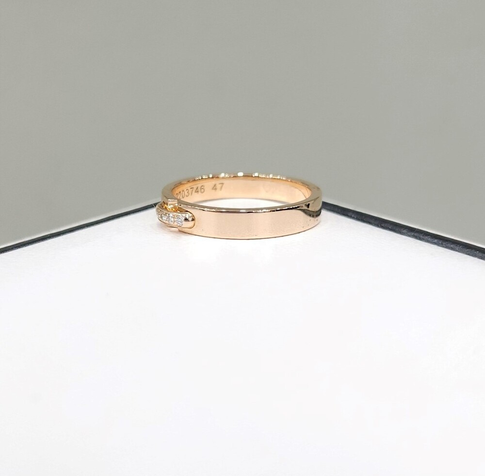 [럭스유] 쇼메 다이아 리앙 에비던스 웨딩밴드 링 3mm 47호