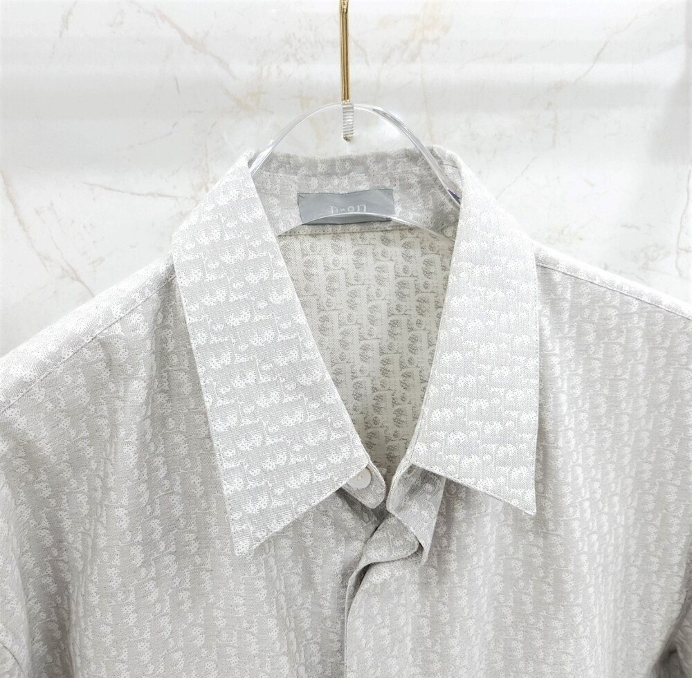 [럭스유] (새상품) 40 / 디올 그레이 오블리크 셔츠