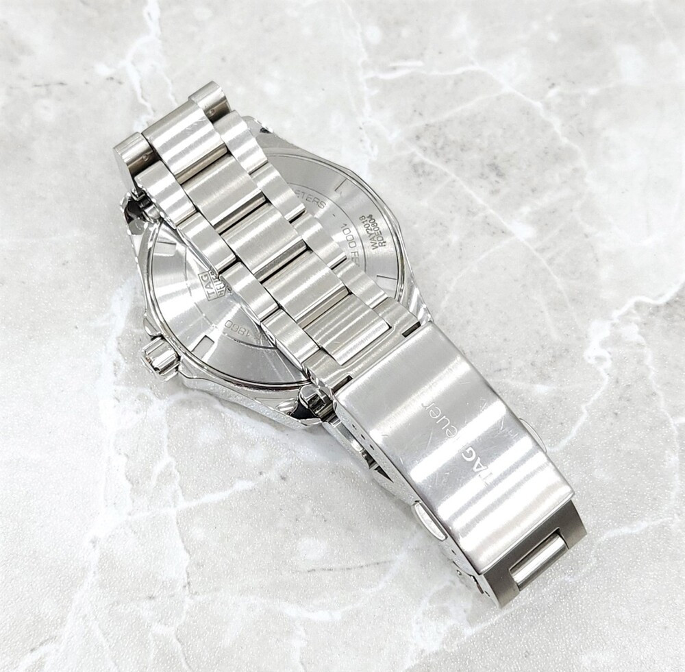 [럭스유] 태그호이어 아쿠아레이서 메탈 시계 브라운판