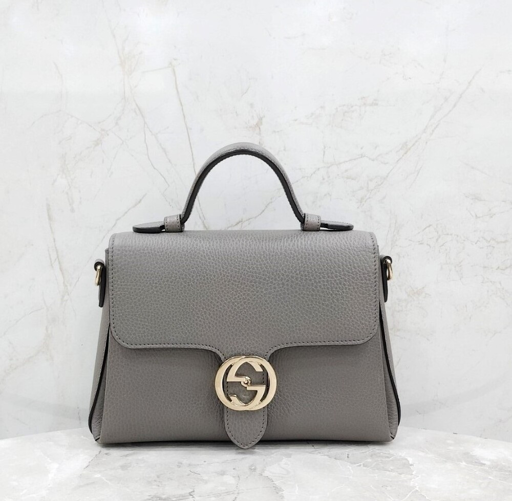 [럭스유] 구찌 인터로킹 탑핸들 체인 숄더백 510302