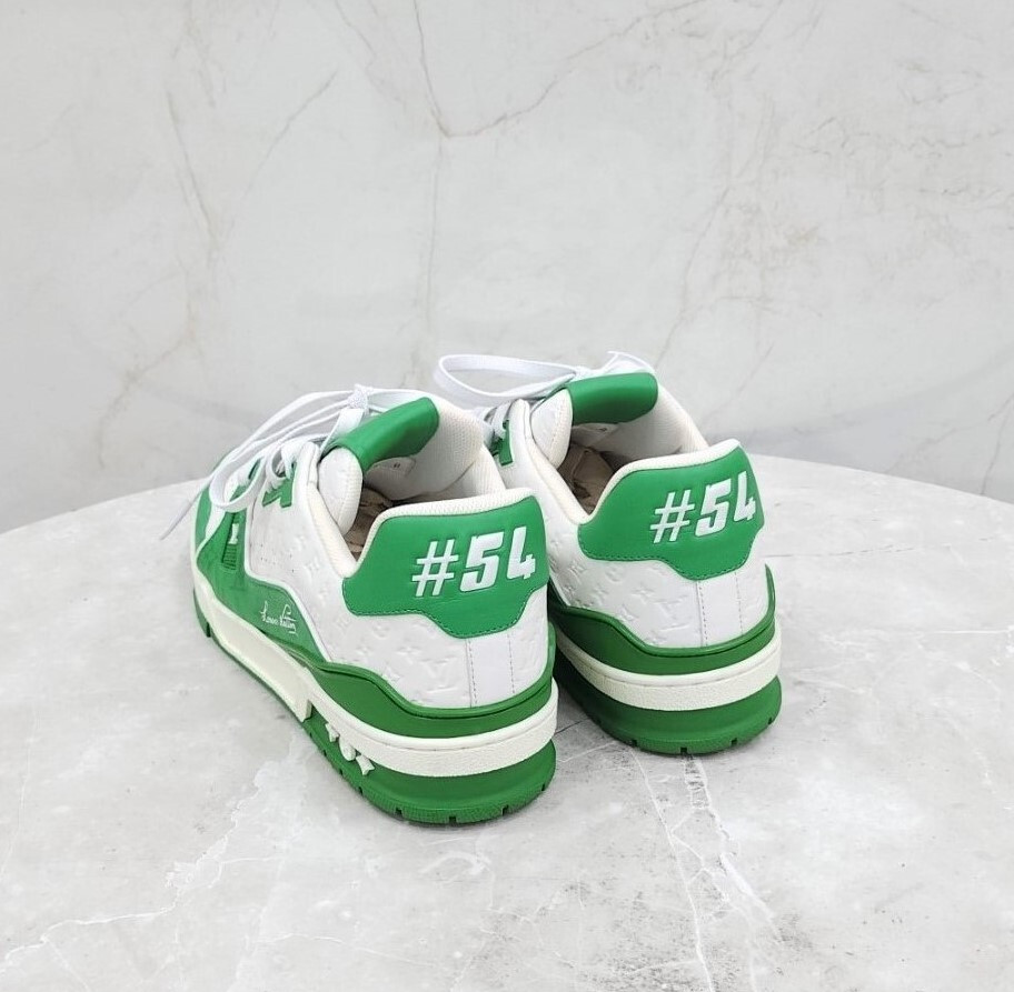 [럭스유] 8 / 루이비통 LV 그린 모노그램 트레이너 스니커즈