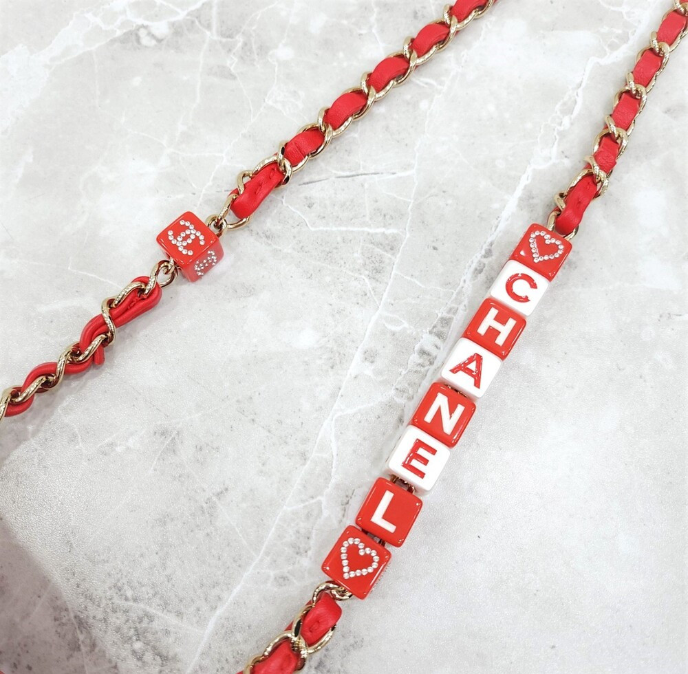 [럭스유] (새상품) 샤넬 램스킨 큐브 체인 미니 플랩백 AS3744