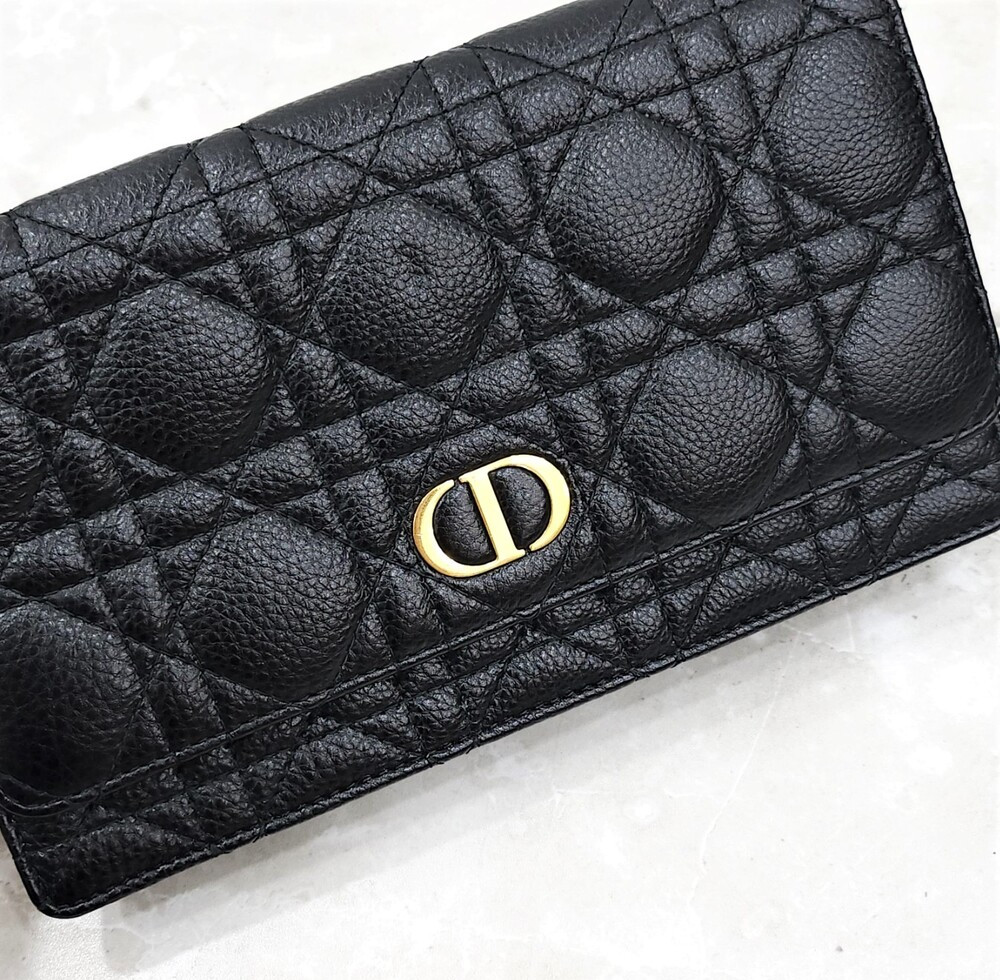 [럭스유] 디올 블랙 카로 파우치 체인백 S5091UWHC