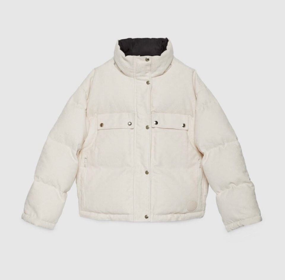 [럭스유] (새상품) 42 / 구찌 여성 GG 코튼 캔버스 푸퍼 패딩 자켓 774871