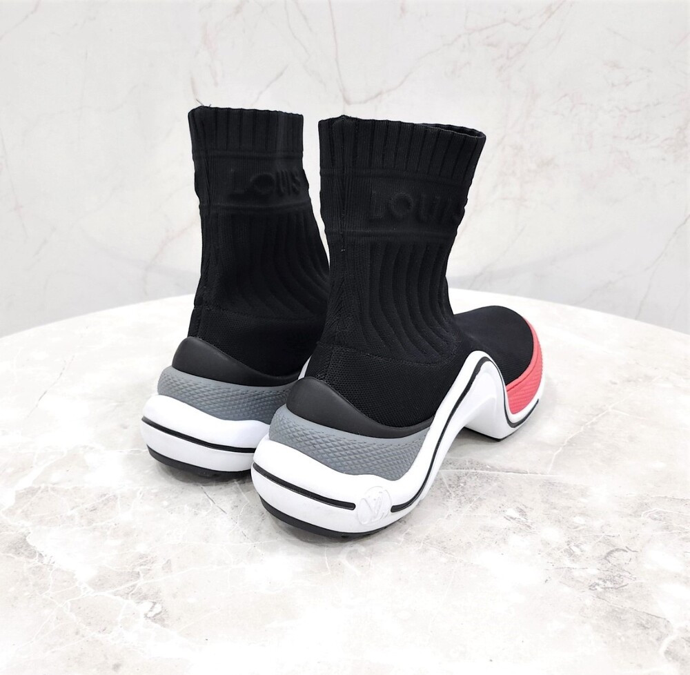 [럭스유] 37.5 / 루이비통 아치라이트 삭스 스니커즈