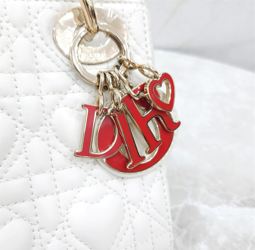 [럭스유] 디올 레이디디올 미니 백 라떼 까나쥬