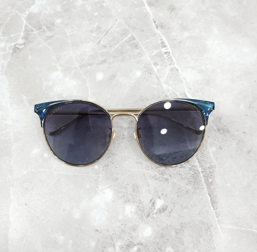 [럭스유] 구찌 GG 로고 금테 선글라스 GG0402SK