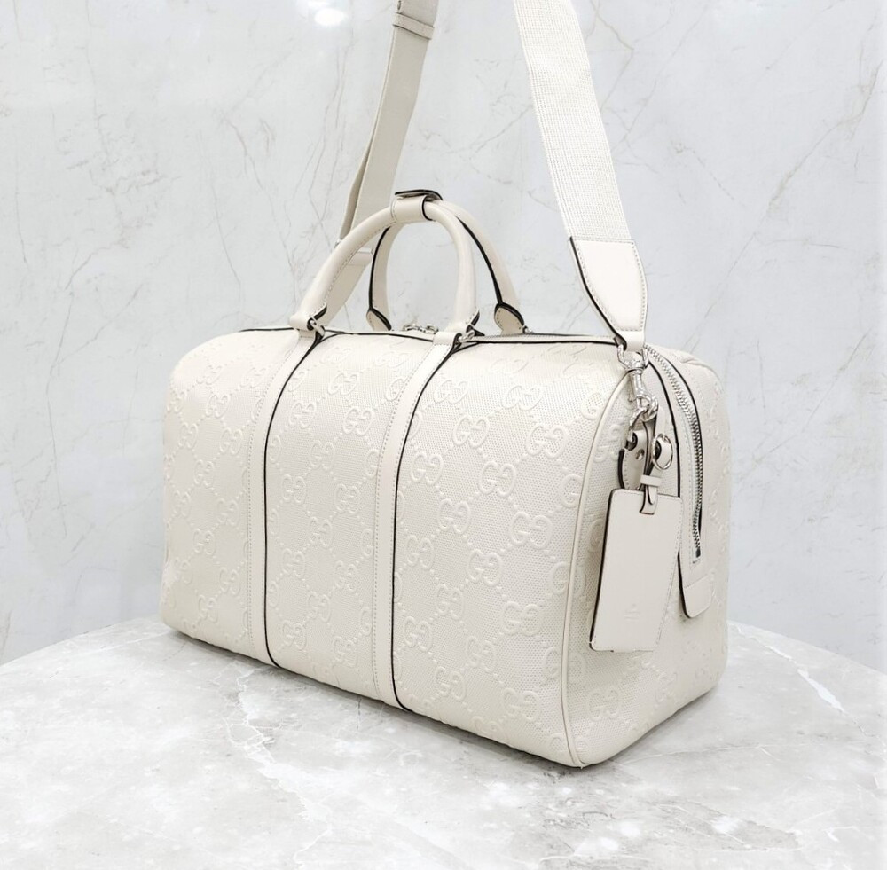 [럭스유] 구찌 GG 엠보스드 트래블 크로스 더플백 625768