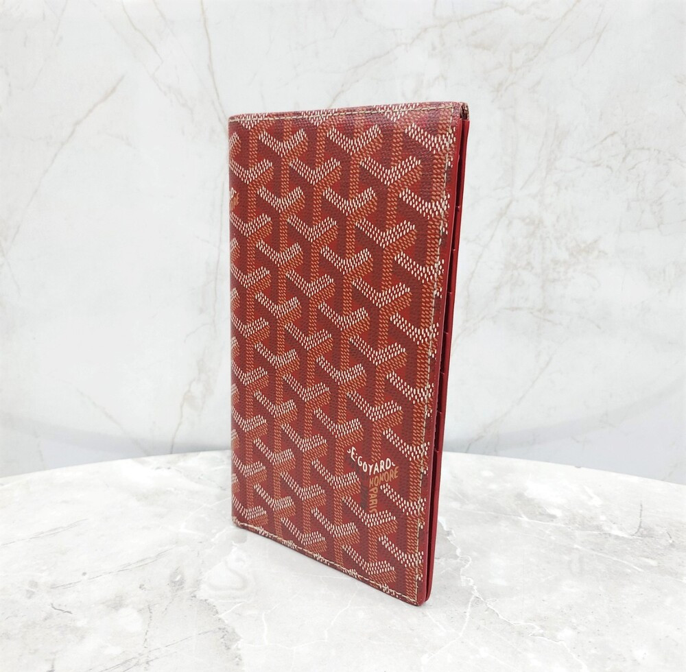 [럭스유] 고야드 스페셜컬러 레드 생로슈 장지갑