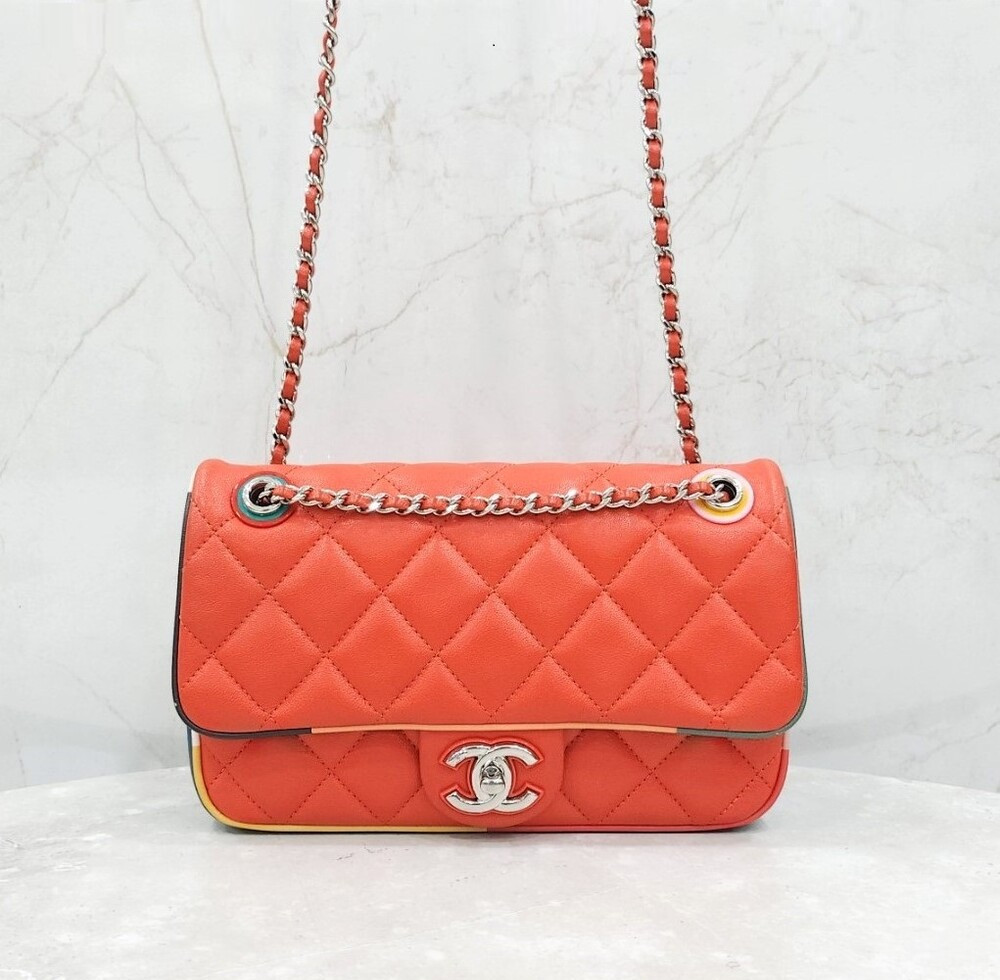 [럭스유] 샤넬 램스킨 멀티 체인 숄더백 23번대