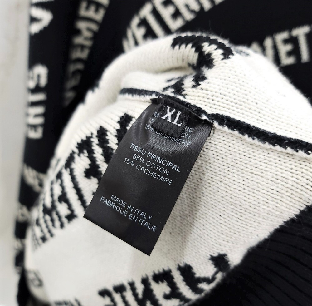 [럭스유] XL / 베트멍 멀티로고 오버 스웨터 니트