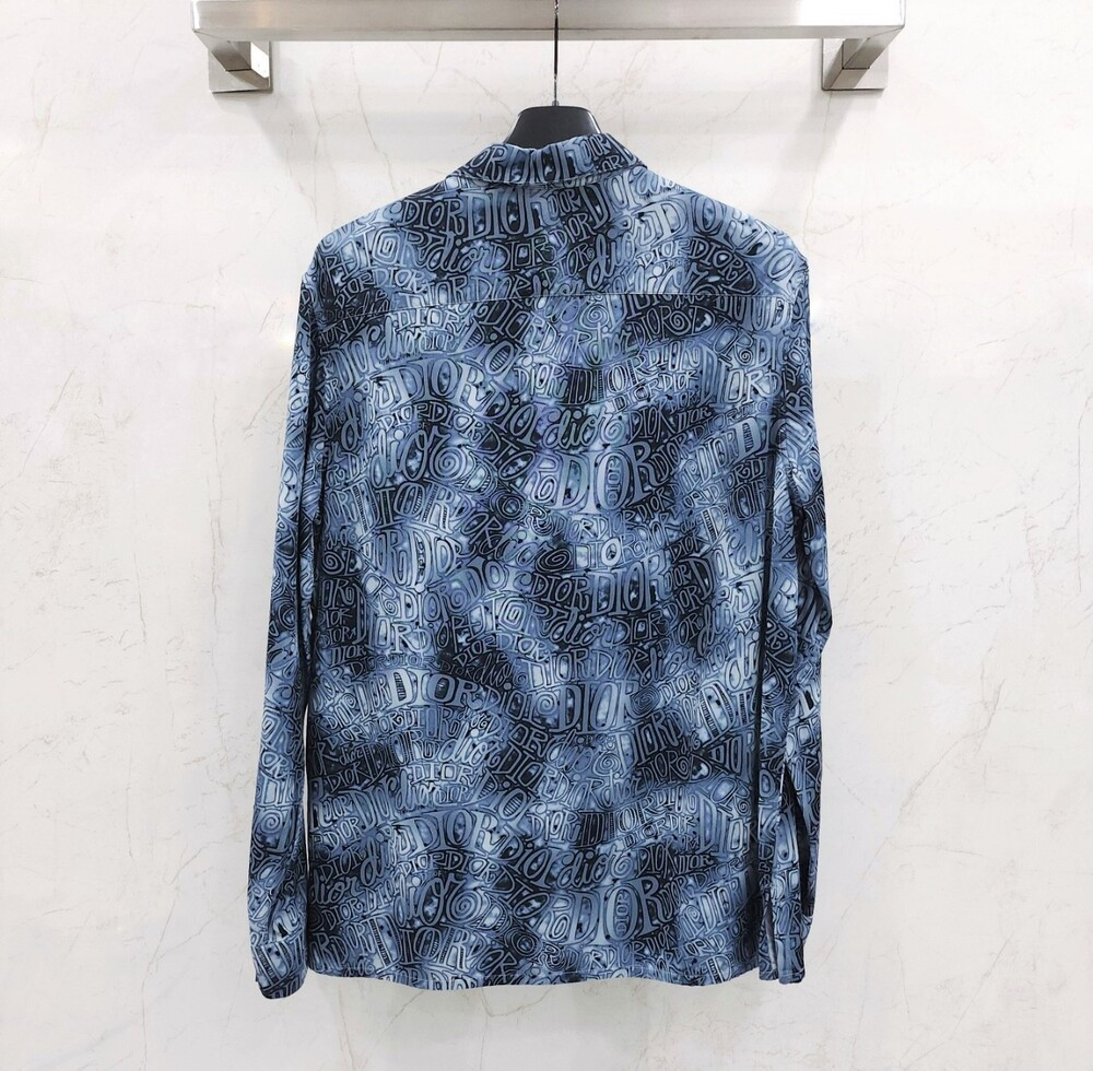 [럭스유] (새상품) 40 / 디올 X 스투시 로고 그래픽 셔츠