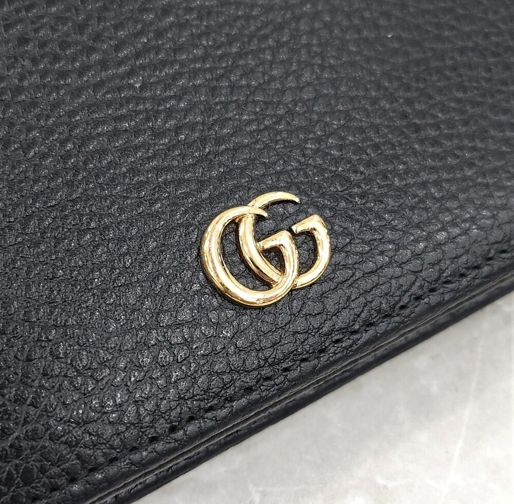 [럭스유] 구찌 GG 마몽 미니 레더 체인백