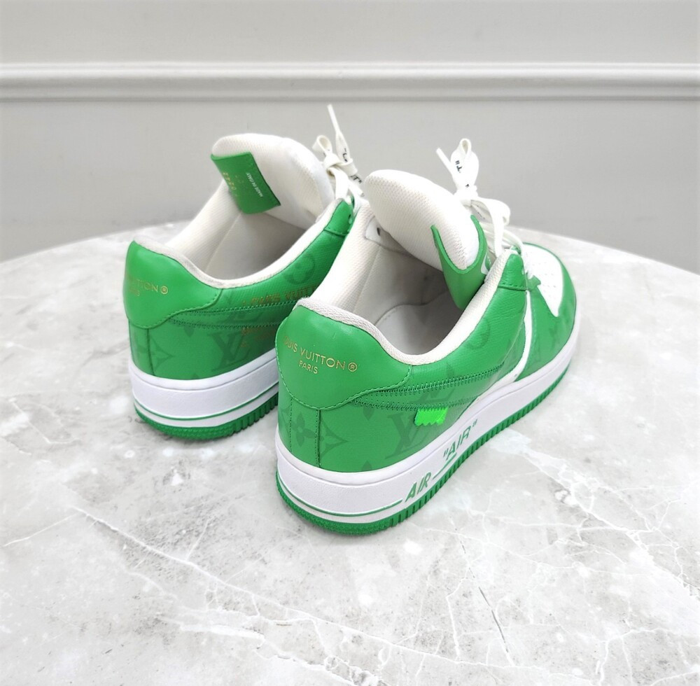 [럭스유] 루이비통 X 나이키 에어포스1 버질아블로 그린 US7.5
