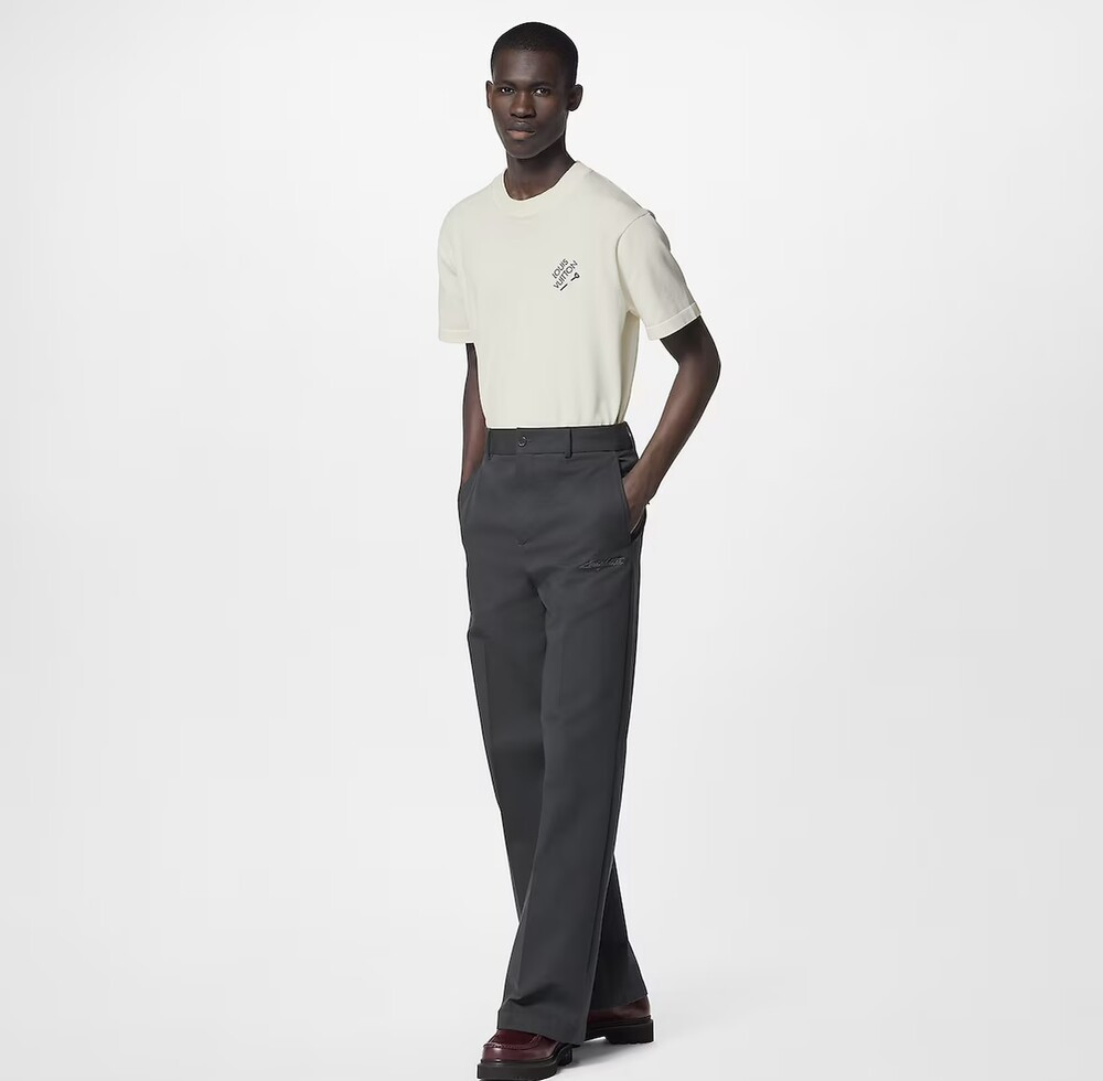 [럭스유] S / 루이비통 시그니처 쇼트슬리브 반팔 티셔츠 1AATX5