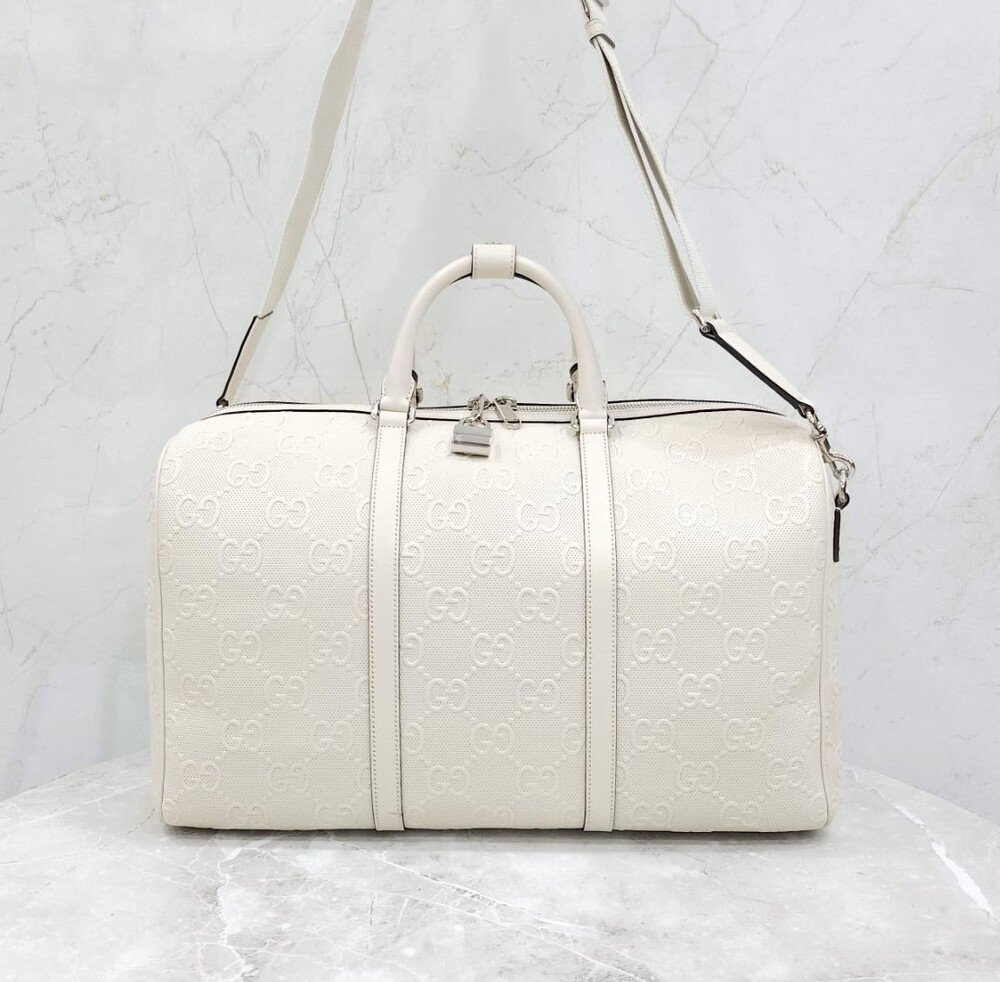 [럭스유] 구찌 GG 엠보스드 트래블 크로스 더플백 625768