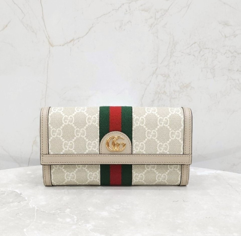 [럭스유] 구찌 GG 오피디아 삼선 장지갑 523153