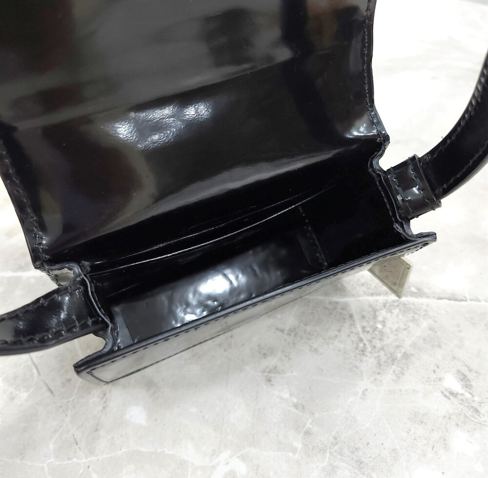 [럭스유] 우영미 블랙 스퀘어 마이크로 백