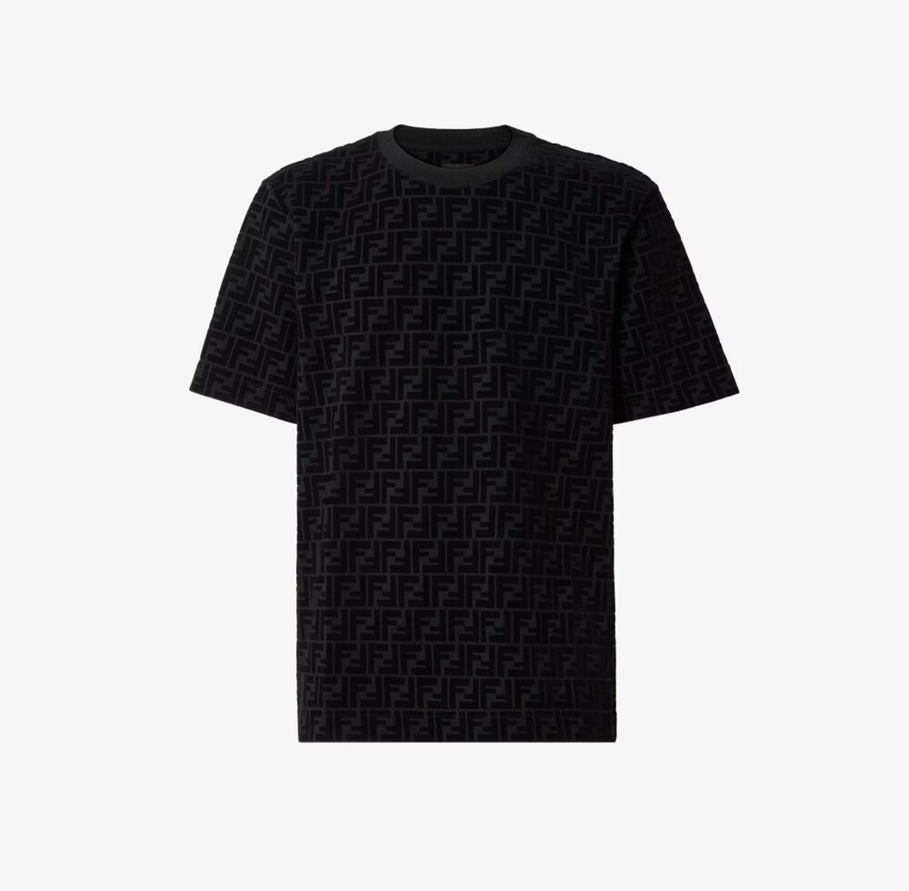 [럭스유] 48 / 펜디 FF 모티프 버뮤다 블랙 피케 팬츠 FB0689