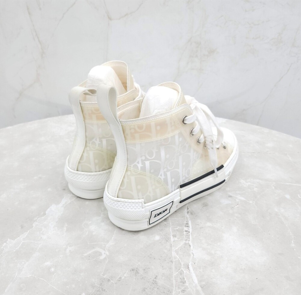 [럭스유] 35 / 디올 화이트 오블리크 B23 하이탑 스니커즈