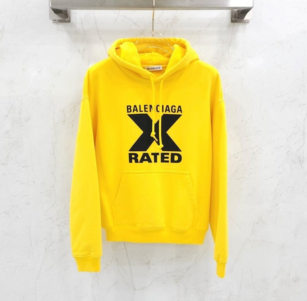 [럭스유] S / 발렌시아가 옐로우 엑스레이티드 프린팅 후드