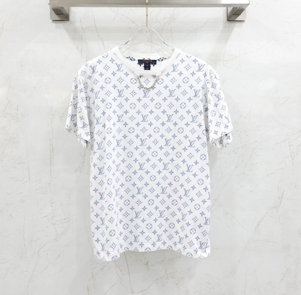 [럭스유] M / 루이비통 LV 에스칼 모노그램 프린티드 반팔 티셔츠