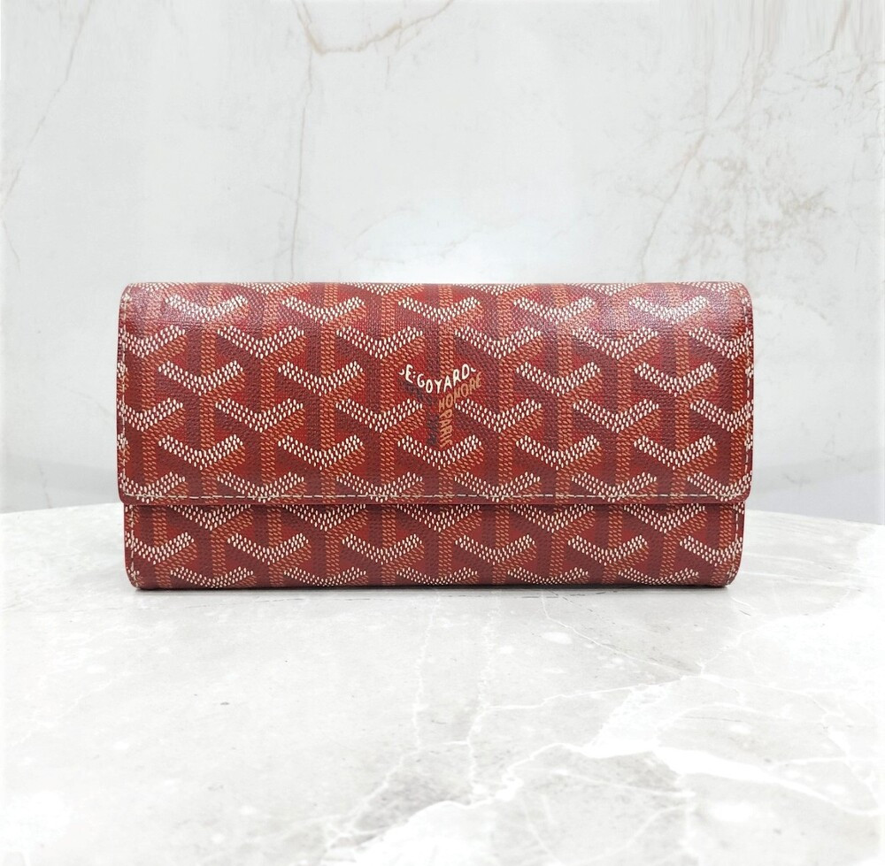 [럭스유] 고야드 스페셜 레드 바렌 장지갑