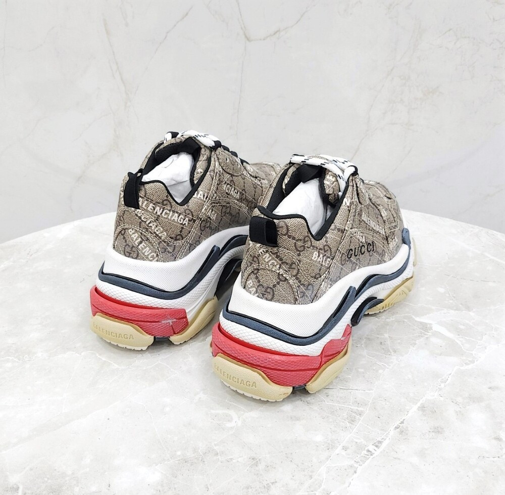 [럭스유] (새상품) 37 / 발렌시아가 X 구찌 해커프로젝트 트리플S 스니커즈