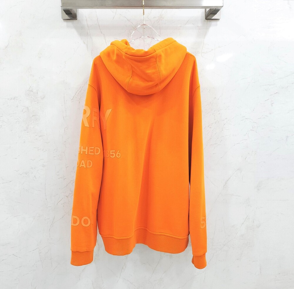 [럭스유] L / 버버리 로고 프린팅 후드티