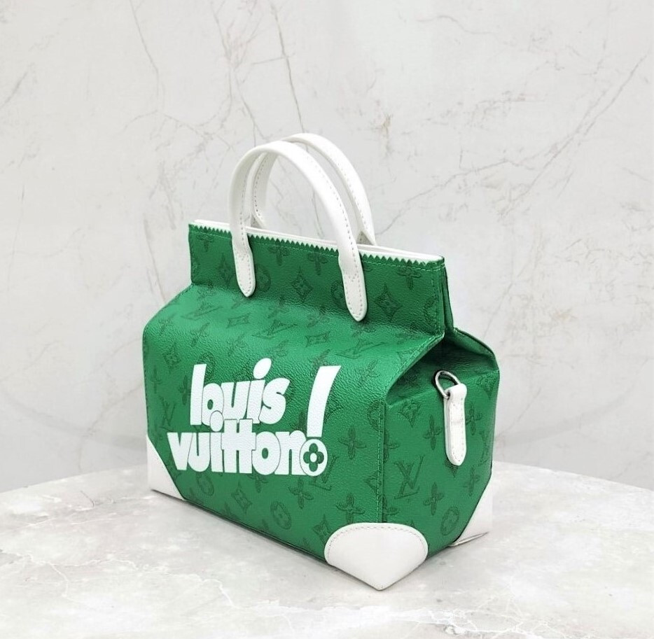[럭스유] 루이비통 리터 백 그린 빈티지 모노그램 M80815
