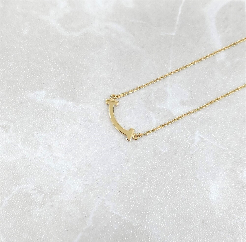 [럭스유] 티파니앤코 다이아 T 스마일 펜던트 목걸이 62617691