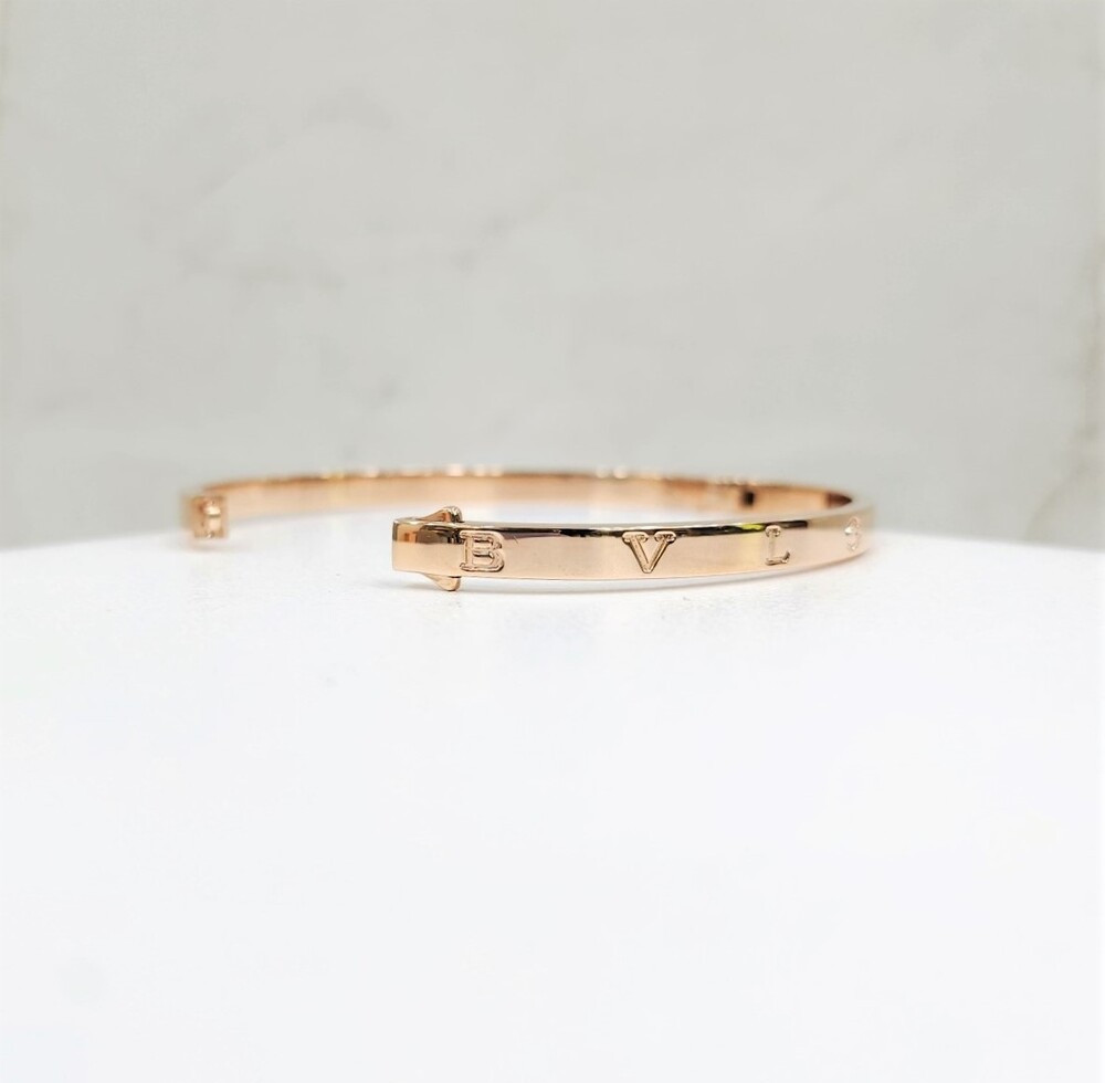 [럭스유] 불가리 비제로원 브레이슬릿 팔찌 18K 로즈골드 S 360433