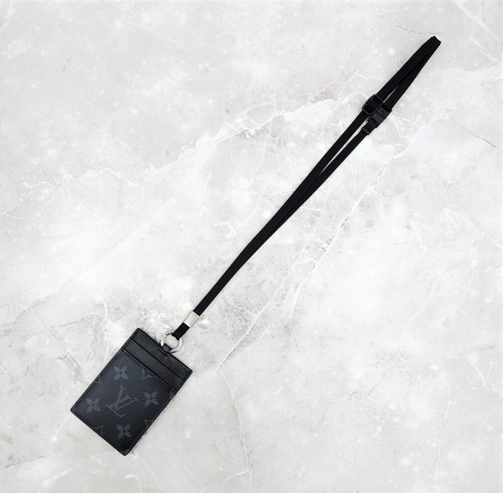 [럭스유] 루이비통 타이가라마 이클립스 카드홀더 스트랩 목걸이 M30763