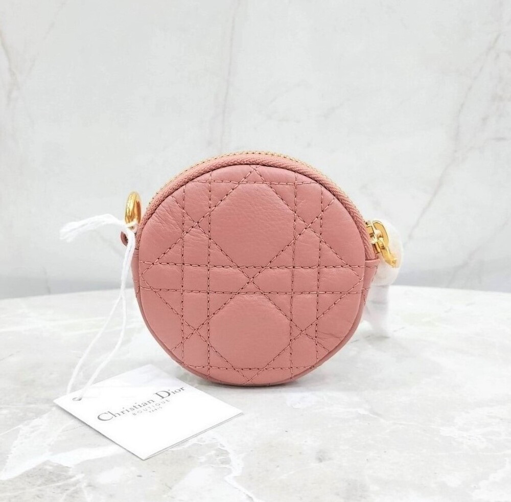 [럭스유] (새상품) 디올 핑크 디테처블 코인 지갑