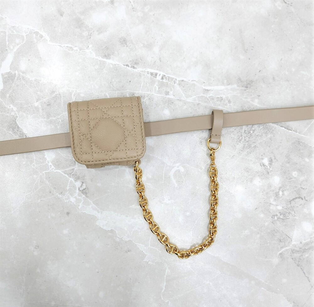 [럭스유] 디올 카로 파우치 포켓 벨트 70 헤이즐넛 B0306UBDH