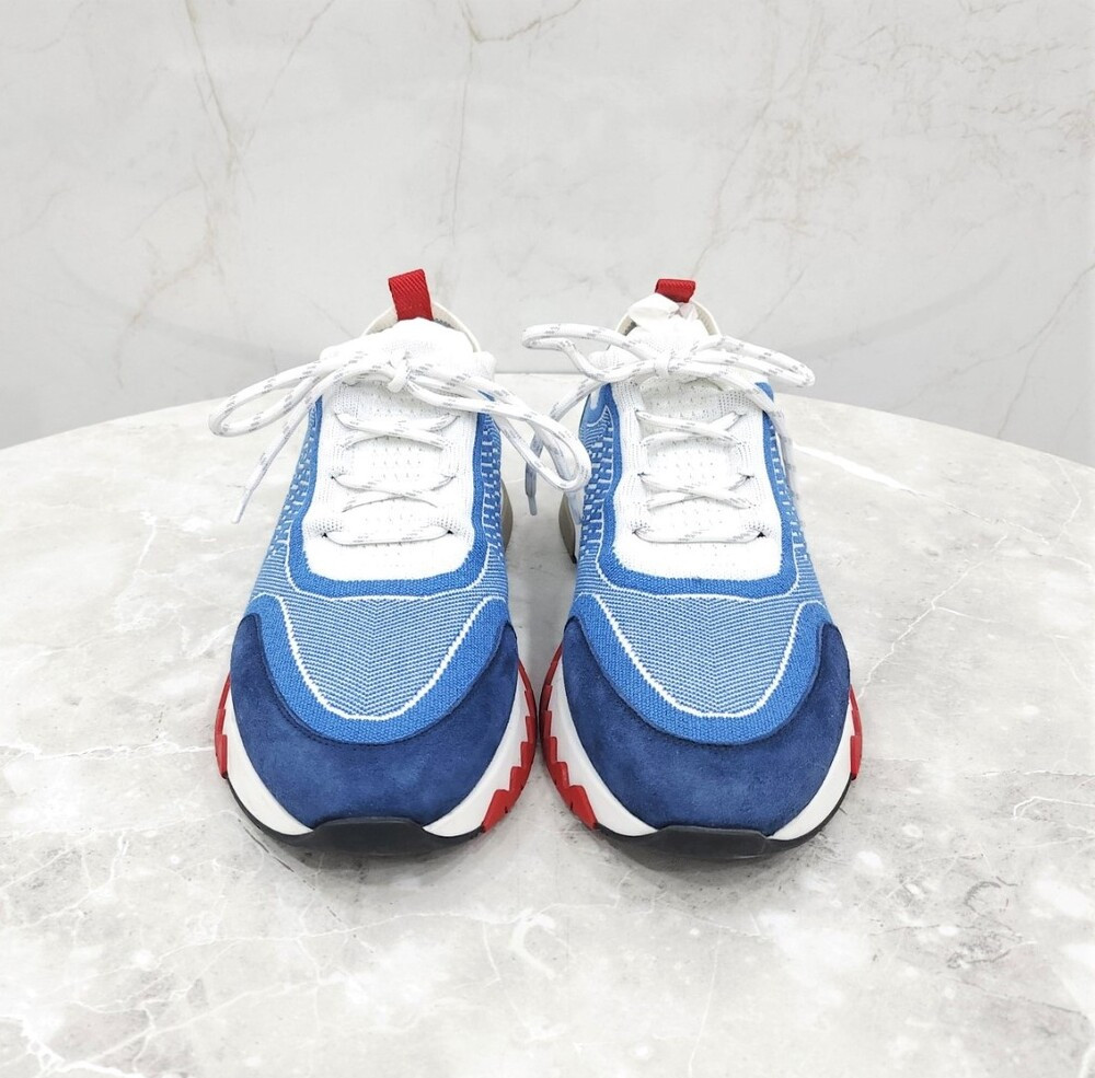 [럭스유] 39.5 / 에르메스 어딕트 스니커즈 블루진