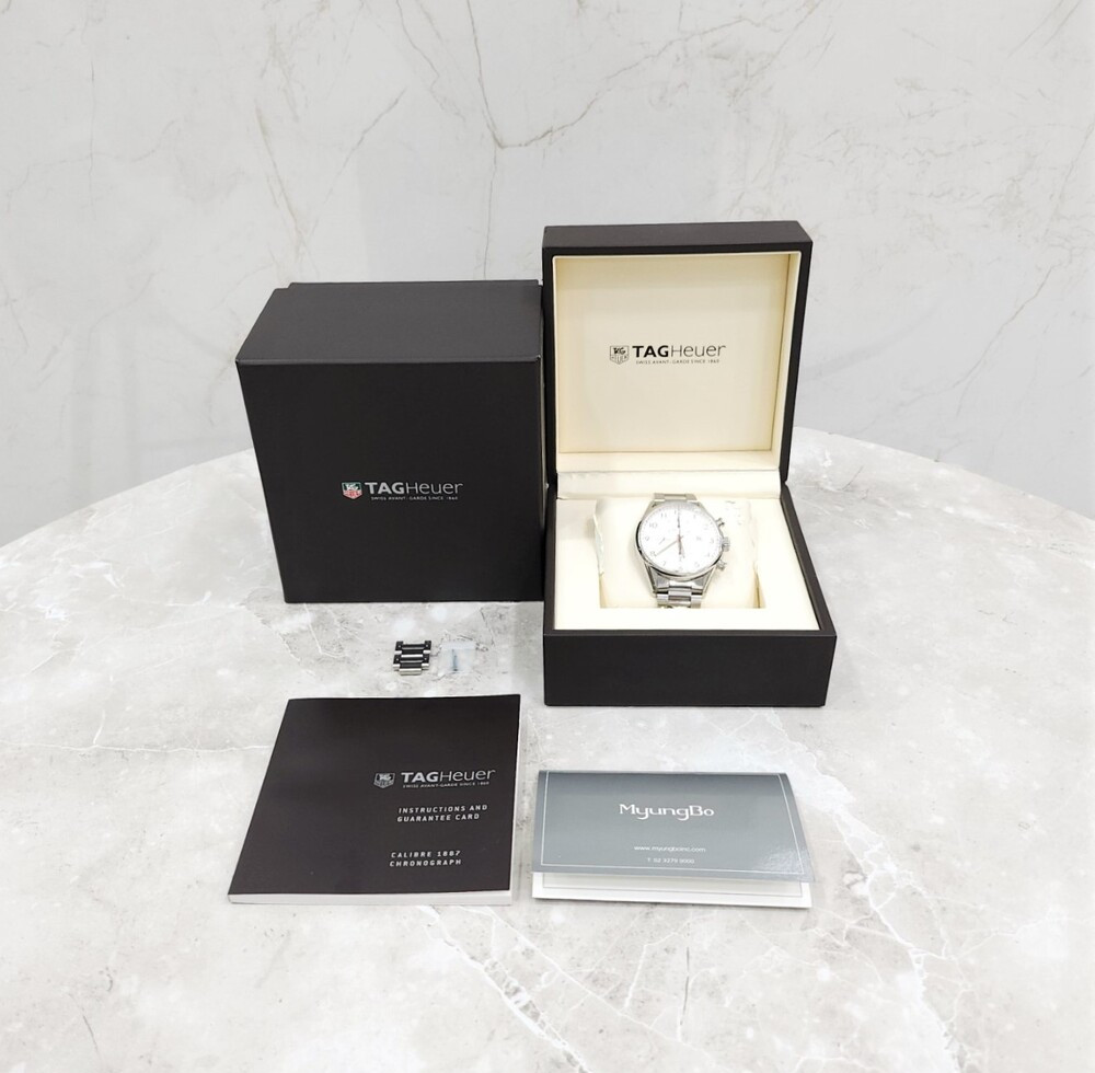 [럭스유] 태그호이어 까레라 칼리버 1887 크로노 시계 43mm CAR2012