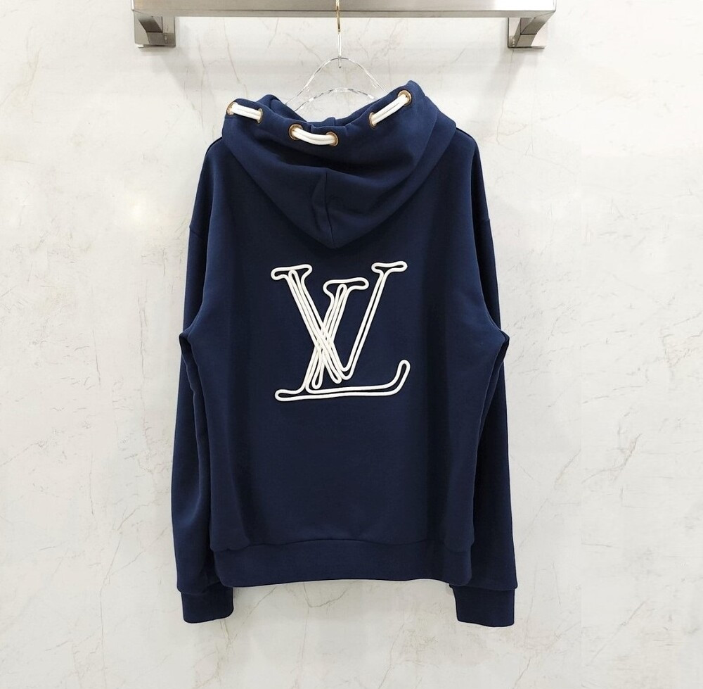 [럭스유] S / 루이비통 LV 노티컬 코튼 저지 후드티 1AFR32