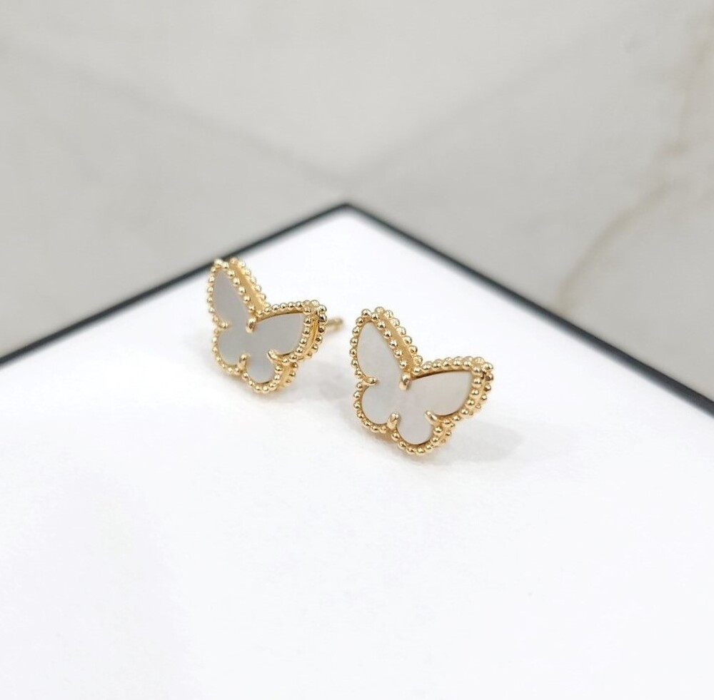 [럭스유] (새상품) 반클리프앤아펠 스위트 버터플라이 이어링 마더오브펄 VCARN5JM00