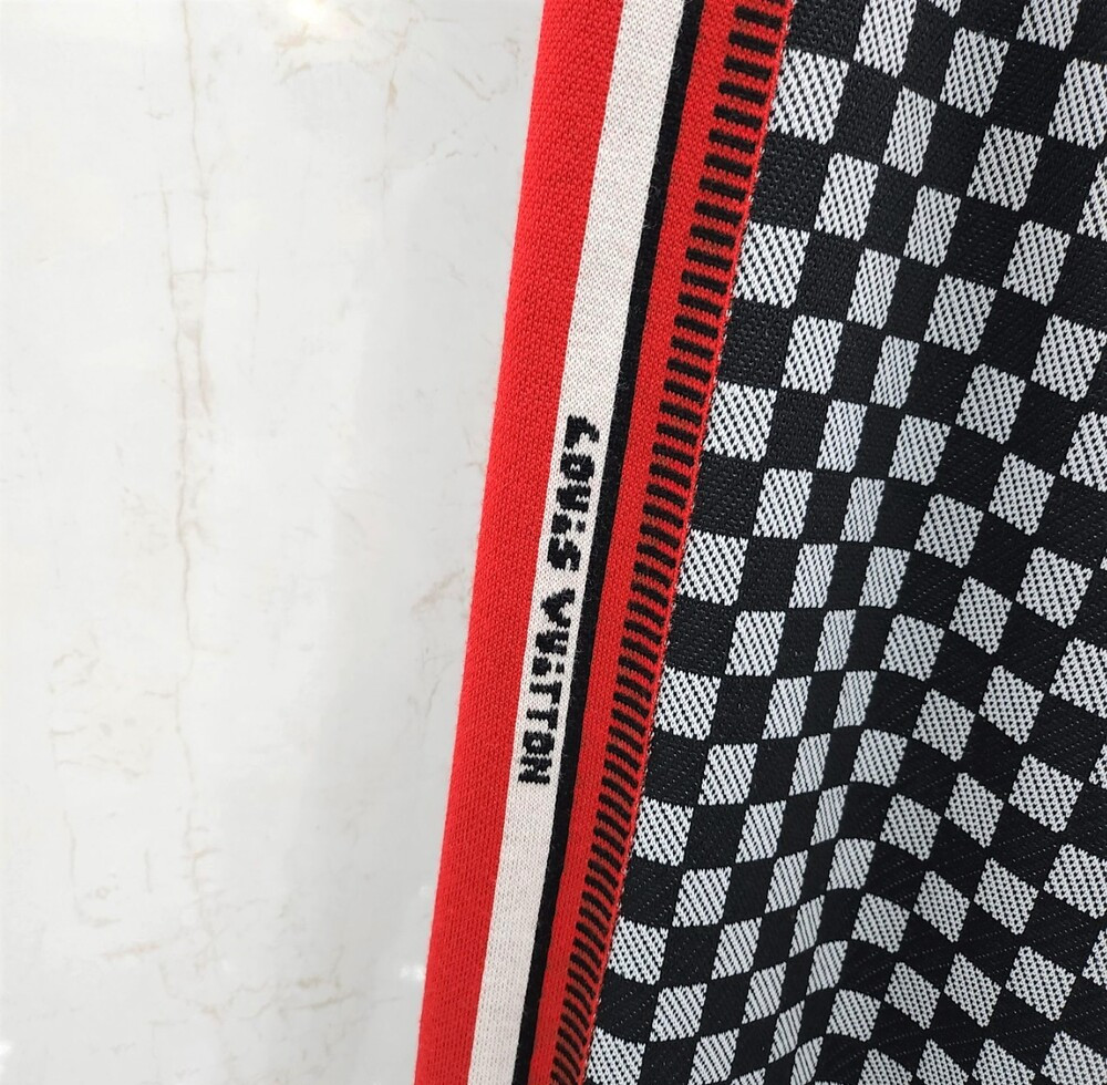 [럭스유] L / 루이비통 다미에 자카드 트랙 팬츠