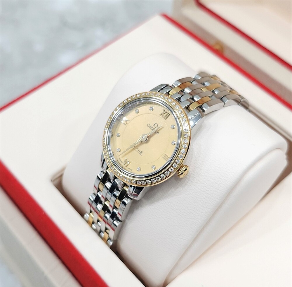 [럭스유] 오메가 다이아 드 빌 프레스티지 콤비 시계 24.4mm